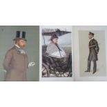 Ephemera, Vanity Fair prints 1869-1914, 10 different, British Monarchy and Prime Ministers, some