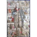 Postcards, a composite set of 10 cards 'Torremoto de 1755', Portugal, all unused (gen vg)