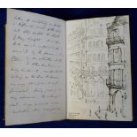 Ephemera, a 19th Century travel journal written following the author's marriage in 1849. Journal
