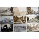 Postcards, Glos, a collection of approx 70 postcards of Gloucestershire with many RP's of villages