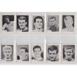 Trade cards, A&BC Gum, Footballers (In pairs, 111-220) (set of 110 cards) all individually cut (gd/