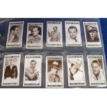 Cigarette cards, a modern album containing 13 sets inc. Lloyd Cinema Stars (28-54) (27 cards), May