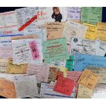 Music Memorabilia, a collection of approx 60 Rock & Pop music tickets, 1970's/80's, mainly Rock inc.