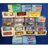 Toys, Corgi, selection of Corgi small commercial vehicles in original boxes, inc. BOAC Land Rover,