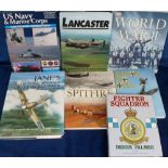 Books, Military Aviation, hardback editions, Janes Fighting Aircraft of WWII, Spitfire by Jackson,