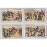 Trade cards, Liebig, six Dutch language issue sets, Armies of the Balkan States (S983), Bulgaria (