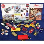 Toys, 20+ assorted diecast and toy cars and lorries etc to include Matchbox, Dinky, Lesney, Corgi,