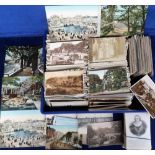 Postcards, accumulation of approx 1000 cards inc. mostly topographical, RP's and printed, with