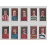 Cigarette cards, Ogden's, two sets, Famous Footballers (50 cards) & Football Club Colours (51 cards)