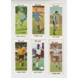 Trade cards, South Africa, Turnwright's, Footballers, 'T' size, 53 different (gd/vg)