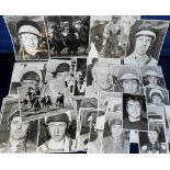 Horseracing, collection of approx. 50 b/w photos, mostly portraits of jockeys, various sizes, all