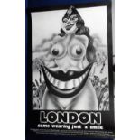 Poster, Alan Aldridge promotional poster for London , 'London Come Wearing Just A Smile', 1968, 2