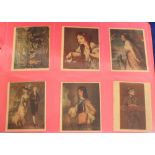 Tobacco & trade silks, an album containing a selection of sets and part-sets inc. Muratti, Canvas