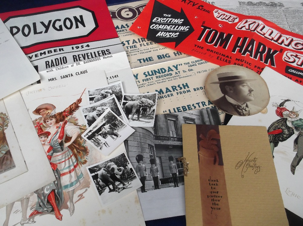 Ephemera, a large collection of assorted ephemera to include copy of The Times newspaper dated