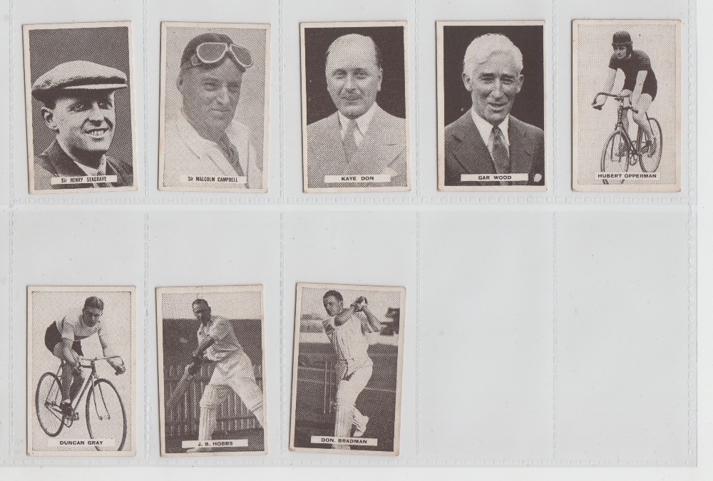 Trade cards, Australia, Allen's, Series of Sports Champion's, (set, 48 cards) inc. Jockeys, - Image 5 of 5