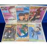 Music Newspapers, New Musical Express, large collection of NME covering the period 1981 to 1991,