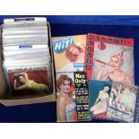 Glamour selection, a collection of approx. 200 glamour postcards, 1960's onwards inc. real photos,