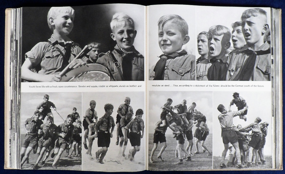 Book, 'Germany' WW2, Olympics in 1936. Large pictorial book covering the rise of Germany under - Image 6 of 8