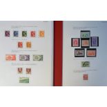 Stamps, Australia & New Zealand, two 'Collecta' individual country stamp albums with slip cases, one
