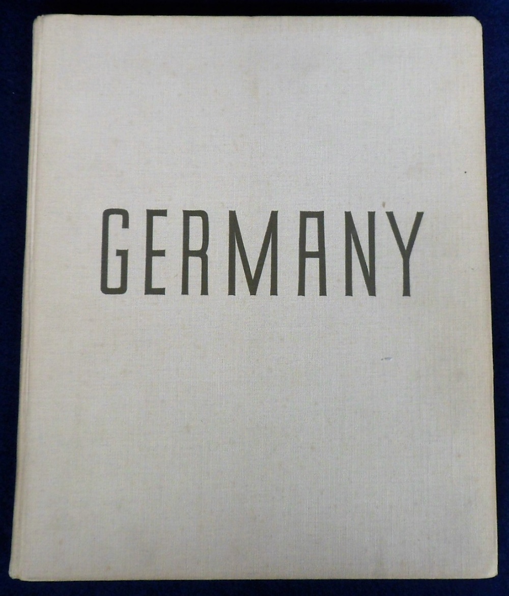 Book, 'Germany' WW2, Olympics in 1936. Large pictorial book covering the rise of Germany under