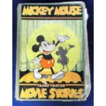 Ephemera Walt Disney autograph, 1931 1st Edition 'Mickey Mouse Illustrated Movie Stories' signed 'To
