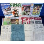 Football, West Ham United selection, approx. 40 items inc. programmes, noted homes v Newcastle 46/