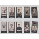 Cigarette cards, Smith's, Footballers (Titled, light blue backs) 10 type cards all Scottish Clubs,