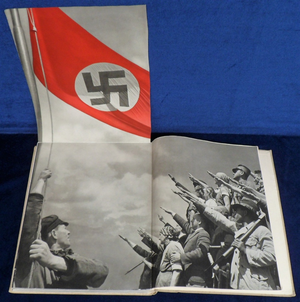 Book, 'Germany' WW2, Olympics in 1936. Large pictorial book covering the rise of Germany under - Image 8 of 8
