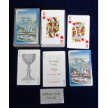 Football, World Cup 1950, Brazil, scarce souvenir pack of playing cards illustrated with image of