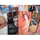 Fashion Magazines, Flair 1962, 12 editions & 1963, 11 editions (missing Dec) containing excellent