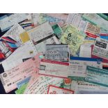 Football tickets, approx. 100 match tickets, mostly 1980s onwards, inc. European games, League & Cup