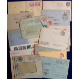 Postal History, Military interest, WW2, Nazi Germany, a collection of 22 covers, late 1930's to 1945