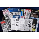 Football programmes, collection of 250+ programmes, mostly 1970s onwards and majority Tottenham