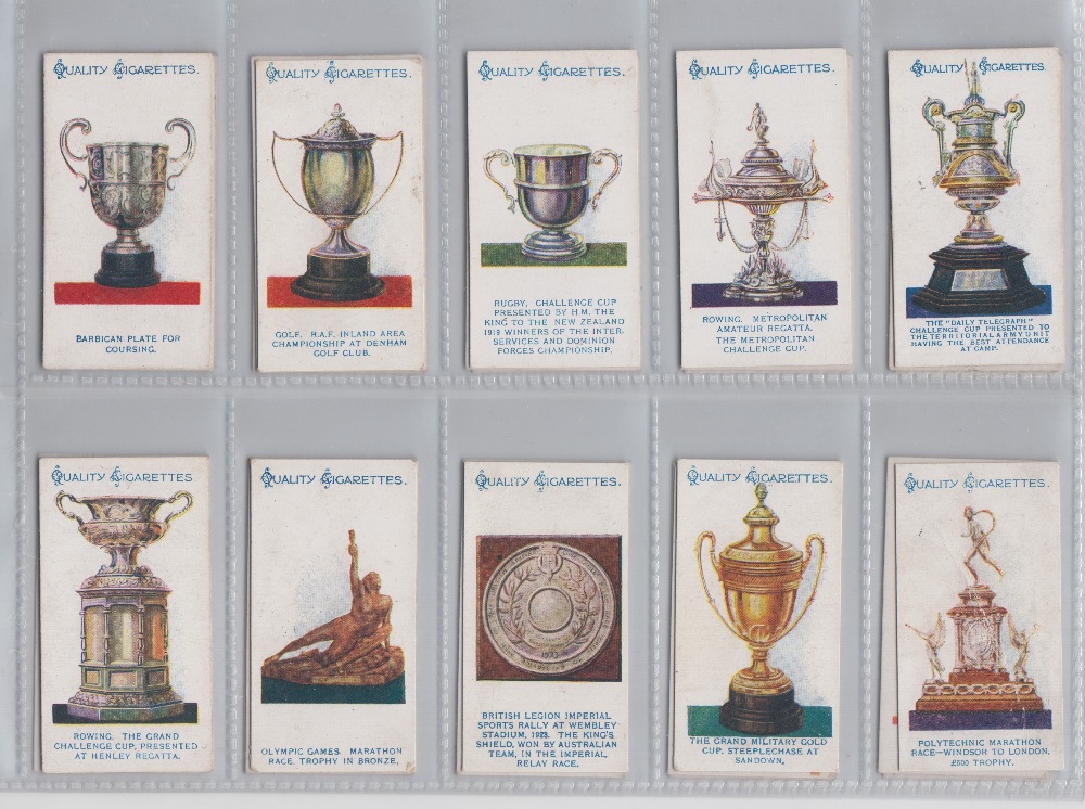 Cigarette Cards, Phillip's Victorian Footballers (49/50, mixed backs, plus 1 Hoadley's card), sold