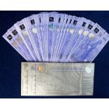 Olympics, Salt Lake City, 2002, Winter Games, a collection of 30 unused tickets, mostly in pairs for