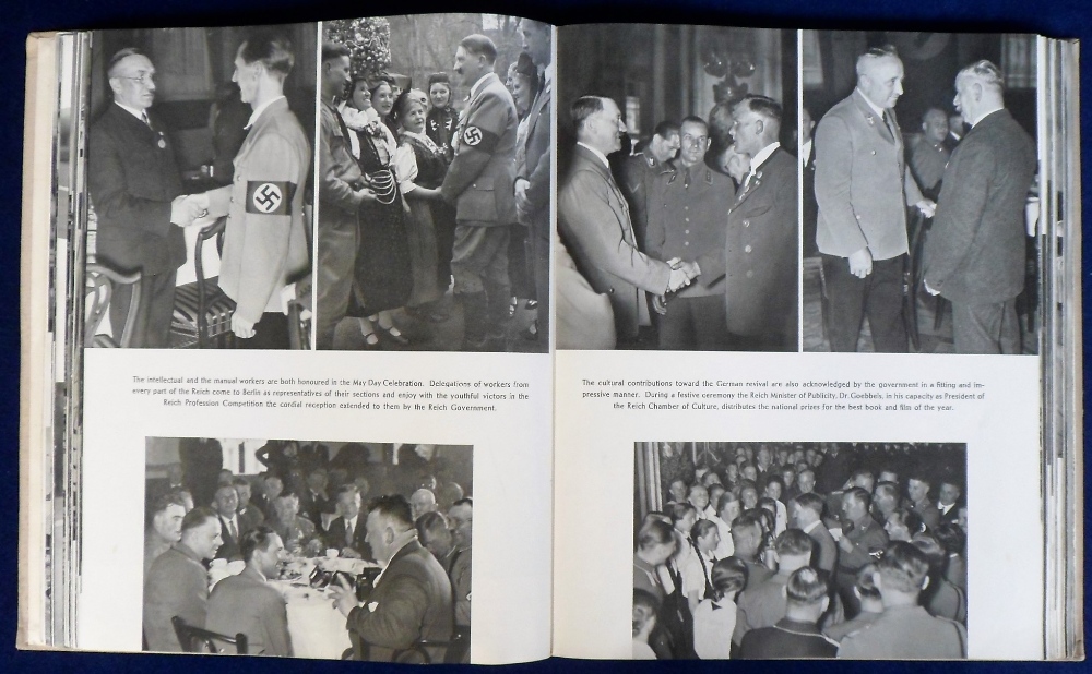 Book, 'Germany' WW2, Olympics in 1936. Large pictorial book covering the rise of Germany under - Image 4 of 8