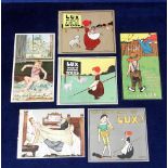 Ephemera, 6 classic advertising inserts for Lux including 3 by Will Owen together with a quantity of