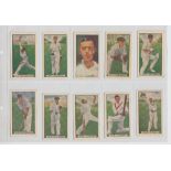 Trade cards, Australia, Allen's, Cricketer's (coloured) (12 cards) & Cricketers (flesh tinted) (