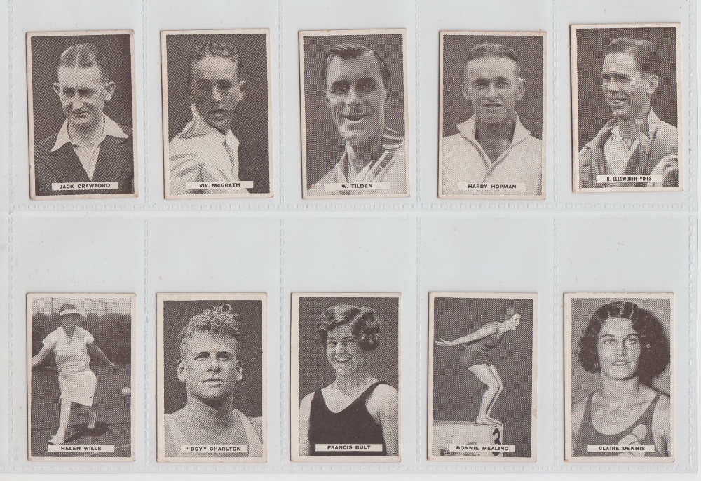 Trade cards, Australia, Allen's, Series of Sports Champion's, (set, 48 cards) inc. Jockeys, - Image 2 of 5