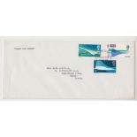 First Day Cover, Concorde, cover date stamped 3 March 1969 (first flight), on typed envelope with