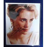 Film Ephemera, signed photograph of Julia Roberts with Certificate of Authenticity (gd)