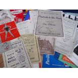 Ephemera, a large quantity of items relating to the Arts to include approx. 300 theatre programmes