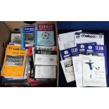 Football programmes, 400+ programmes, 1960's onwards inc. League, Cup, friendlies, reserves etc,