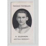 Cigarette card, Taddy, Prominent Footballers (London Mixture), Sheffield Wednesday, type card, R.