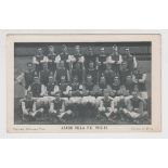 Postcard, football, Aston Villa FC 1912/13, b/w printed team squad picture (unused) (gd)