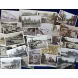 Postcards, a mainly Surrey selection of 35 RP cards of Surbiton, Kingston, Richmond, Petersham, Ham,