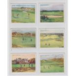 Cigarette cards, three 'L' size sets, Wills Golfing (25 cards, two with slight ink marks to backs,