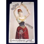 Cigarette Advertising Card, Goodwin & Co., New York, shop advertising card for 'Old Judge