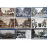 Postcards, Croydon, a good selection of 30 cards with many RP's inc. George St Coach Station, with 3