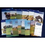 Golf, The British Open, a collection of draw sheets and programmes from St Andrews 2000, 4 draw